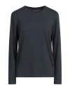Majestic Filatures Woman T-shirt Dark Green Size 3 Viscose, Elastane