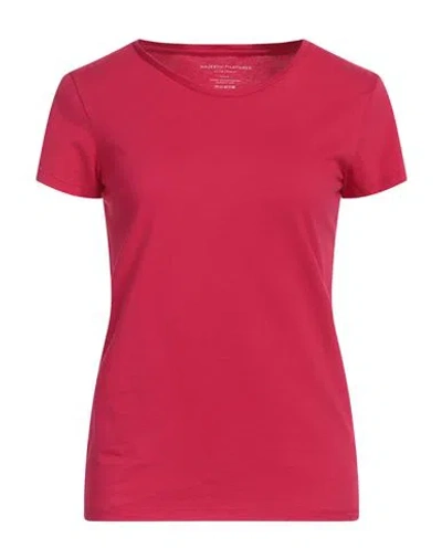 Majestic Filatures Woman T-shirt Fuchsia Size 1 Cotton In Pink