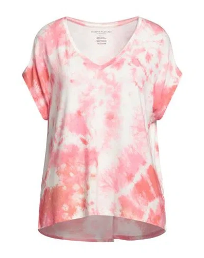 Majestic Filatures Woman T-shirt Fuchsia Size 1 Viscose, Elastane In Pink