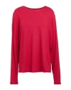 Majestic Filatures Woman T-shirt Garnet Size 4 Viscose, Elastane In Red