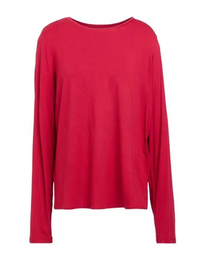 Majestic Filatures Woman T-shirt Garnet Size 4 Viscose, Elastane In Red