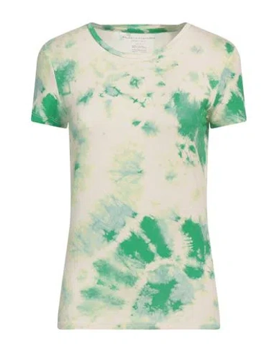 Majestic Filatures Woman T-shirt Green Size 1 Viscose, Elastane