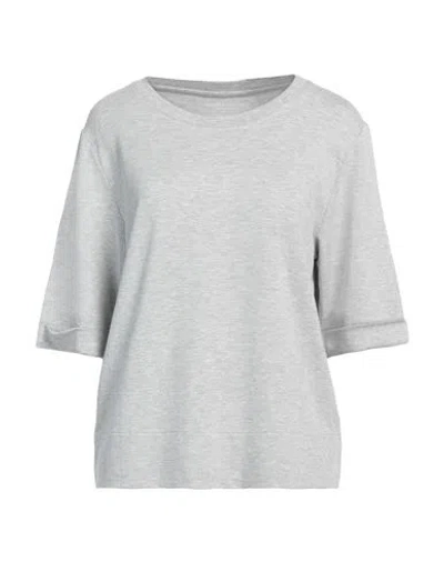 Majestic Filatures Woman T-shirt Grey Size 1 Viscose, Elastane