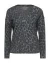 Majestic T-shirts In Grey