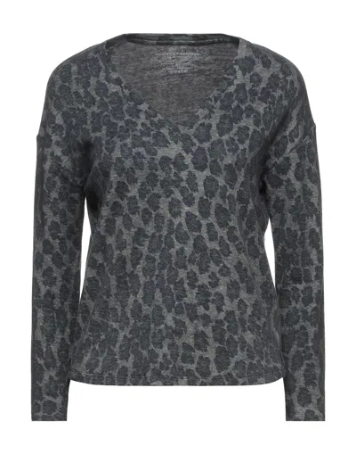 Majestic T-shirts In Grey