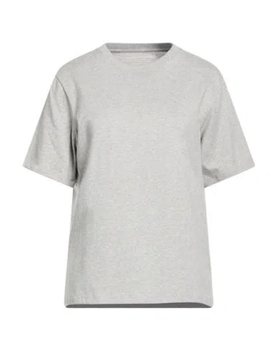 Majestic Filatures Woman T-shirt Grey Size 2 Organic Cotton In Gray