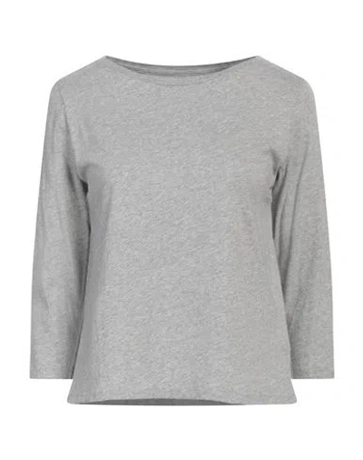 Majestic Filatures Woman T-shirt Grey Size 2 Cotton