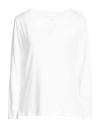 Majestic Filatures Woman T-shirt Ivory Size 1 Cotton In White