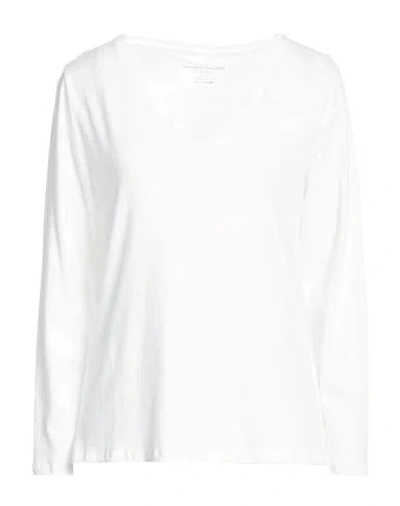 Majestic Filatures Woman T-shirt Ivory Size 1 Cotton In White