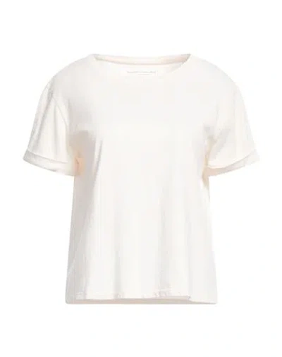 Majestic Filatures Woman T-shirt Ivory Size 1 Cotton In White