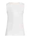 Majestic Filatures Woman Tank Top Ivory Size 3 Viscose, Elastane In White