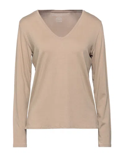 Majestic T-shirts In Beige