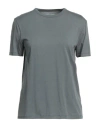 Majestic Filatures Woman T-shirt Lead Size 1 Lyocell, Cotton In Grey