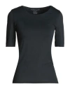Majestic Filatures Woman T-shirt Lead Size 1 Viscose, Elastane In Grey