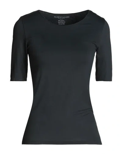 Majestic Filatures Woman T-shirt Lead Size 1 Viscose, Elastane In Grey