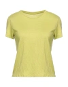 Majestic Filatures Woman T-shirt Light Green Size 1 Linen, Elastane