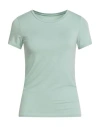 Majestic Filatures Woman T-shirt Light Green Size 1 Viscose, Elastane