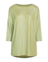 Majestic Filatures Woman T-shirt Light Green Size 4 Viscose, Elastane
