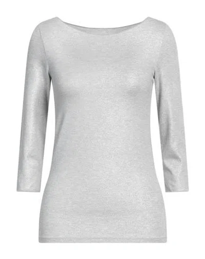Majestic Filatures Woman T-shirt Light Grey Size 1 Viscose, Elastane