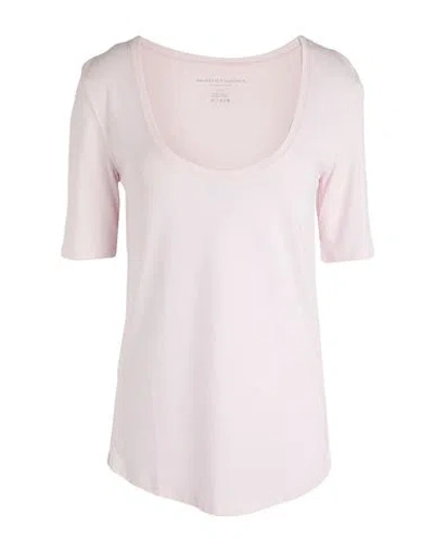 Majestic Filatures Woman T-shirt Light Pink Size 1 Lyocell, Cotton