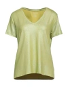 Majestic Filatures Woman T-shirt Lime Green Size 1 Viscose, Elastane In Green