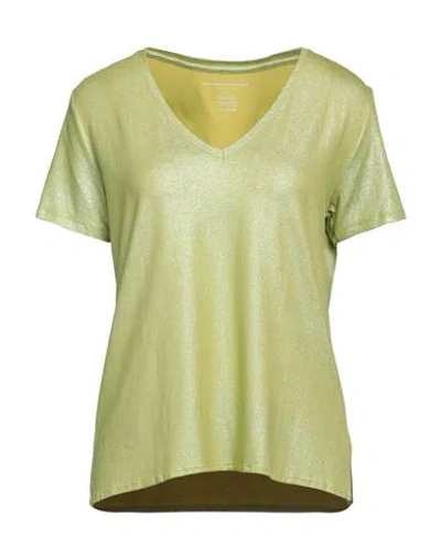 Majestic Filatures Woman T-shirt Lime Green Size 1 Viscose, Elastane