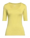 Majestic Filatures Woman T-shirt Lime Green Size 1 Viscose, Elastane In Green