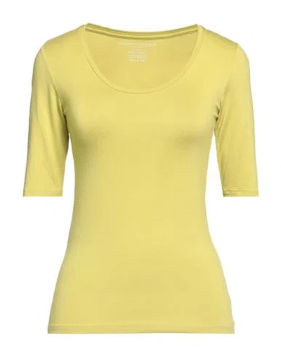 Majestic Filatures Woman T-shirt Lime Green Size 1 Viscose, Elastane