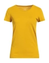 Majestic Filatures Woman T-shirt Ocher Size 1 Cotton In Yellow