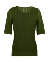 Majestic Filatures Woman T-shirt Military Green Size 1 Lyocell