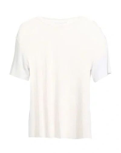 Majestic Filatures Woman T-shirt Off White Size 1 Lyocell