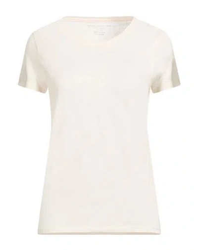Majestic Filatures Woman T-shirt Off White Size 2 Linen, Elastane