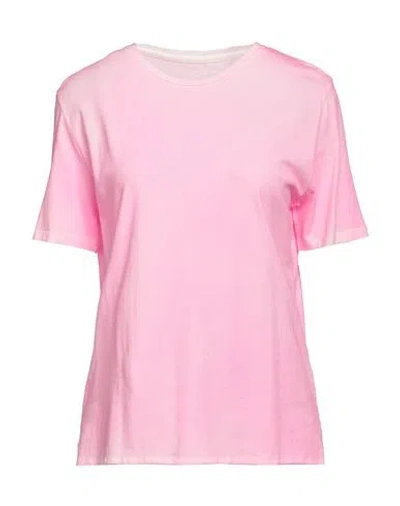 Majestic Filatures Woman T-shirt Pink Size 1 Cotton, Elastane
