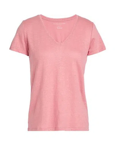 Majestic Filatures Woman T-shirt Pink Size 1 Linen, Elastane