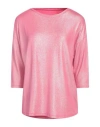 Majestic Filatures Woman T-shirt Pink Size 2 Viscose, Elastane