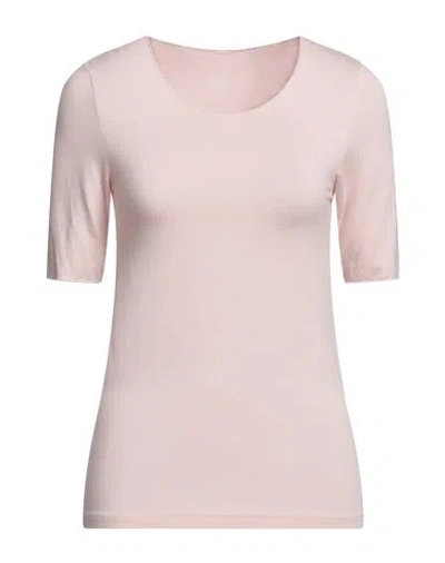 Majestic Filatures Woman T-shirt Light Pink Size 1 Viscose, Elastane