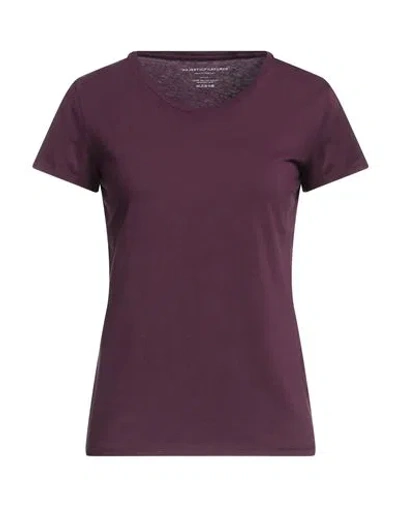 Majestic Filatures Woman T-shirt Deep Purple Size 1 Cotton