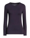 Majestic Filatures Woman T-shirt Purple Size 4 Viscose, Elastane