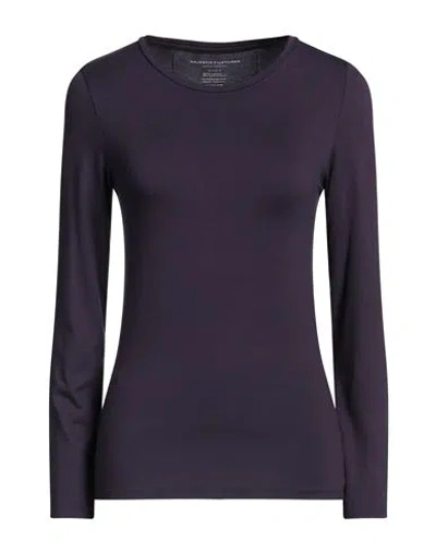 Majestic Filatures Woman T-shirt Purple Size 4 Viscose, Elastane In Purple