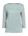 Majestic Filatures Woman T-shirt Sage Green Size 1 Linen, Elastane