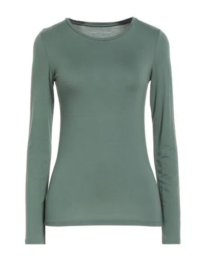 Majestic Filatures Woman T-shirt Sage Green Size 1 Viscose, Elastane