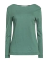 Majestic Filatures Woman T-shirt Sage Green Size 4 Cotton, Cashmere
