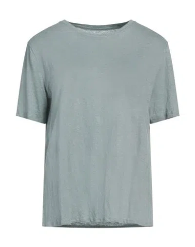 Majestic Filatures Woman T-shirt Light Grey Size 1 Silk, Cotton In Grey