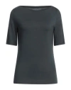 Majestic Filatures Woman T-shirt Steel Grey Size 2 Viscose, Elastane