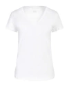 Majestic Soft Touch Short-sleeve V-neck Tee In White