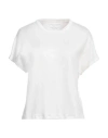Majestic Filatures Woman T-shirt White Size 1 Linen In White