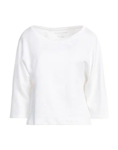 Majestic Filatures Woman T-shirt White Size 1 Linen