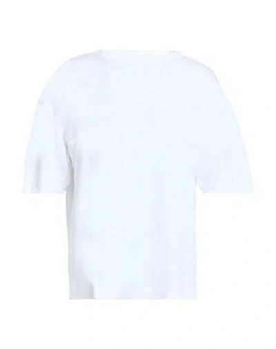 Majestic Filatures Woman T-shirt White Size 1 Linen, Elastane