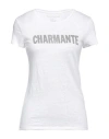 Majestic Filatures Woman T-shirt White Size 1 Linen, Elastane In White