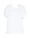 Majestic Filatures Woman T-shirt White Size 1 Linen, Elastane In White